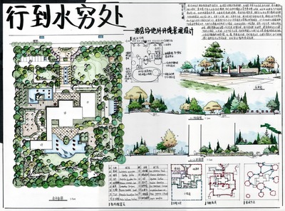 景观快题设计作品(卓越手绘)